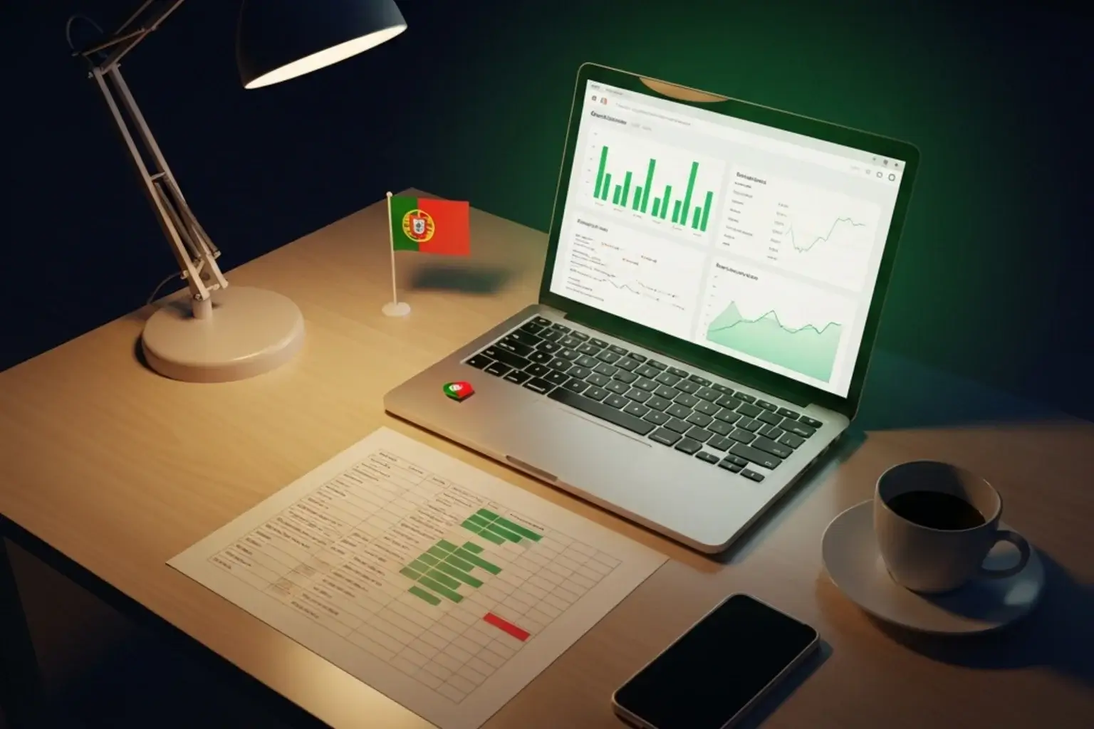 Mercado de apostas desportivas em Portugal com dados do SRIJ